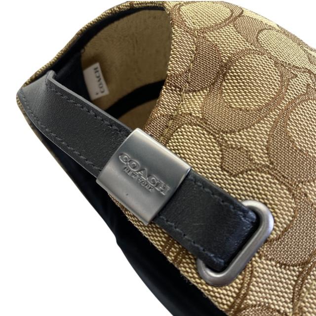 【新品】coach ロゴ入り　ブラウン　キャップ 楽天市場】コーチ capの通販