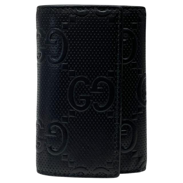 【極美品】グッチ GGエンボス 625565 6連 キーケース GUCCI Amazon | [グッチ] キーケース GGエンボス 6連 メンズ 625565
