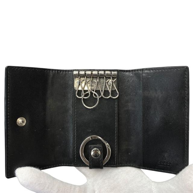 GUCCI グッチ 625565 GGエンボス 6連 キーケース キーリング