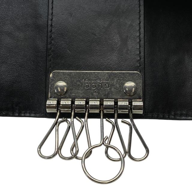 GUCCI グッチ 625565 GGエンボス 6連 キーケース キーリング