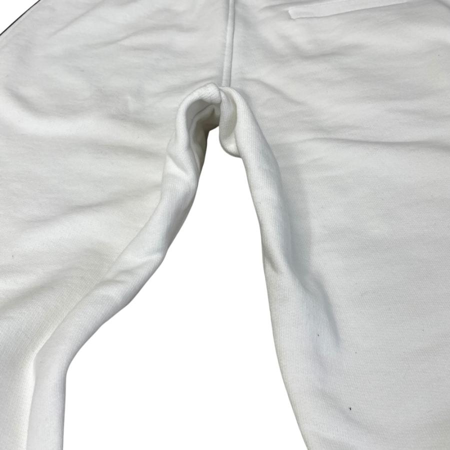 未使用展示品 THOM BROWNE トムブラウン ストライプ スウェット パンツ トラックパンツ  MJQ66A03377 コットン ホワイト [表記サイズ 2]の画像