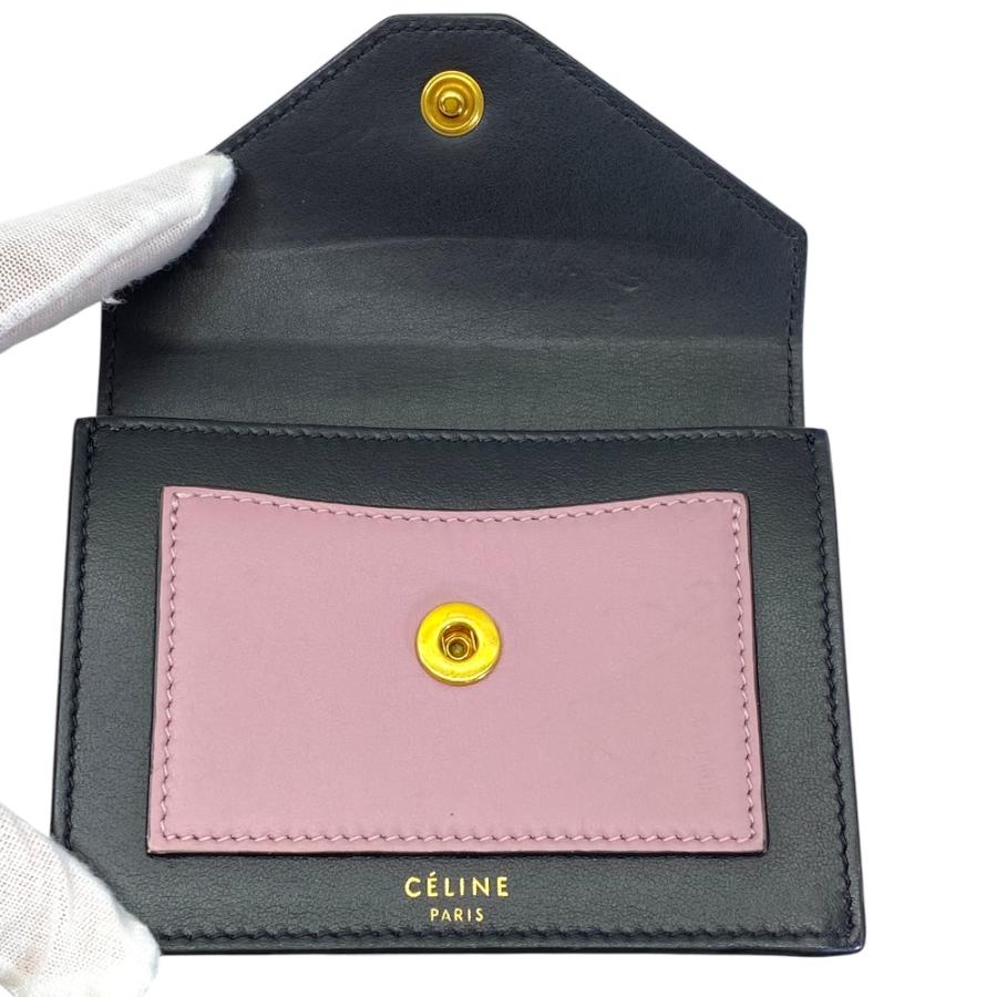 CELINE（セリーヌ） フィービー トライフォールデッド カードケース 