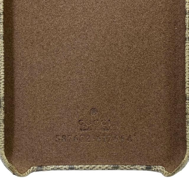 GUCCI】スプリームオフィディア 携帯ケース 未使用品 GUCCI - グッチ オフィディア iPhone X XS ケース GGスプリーム 58767