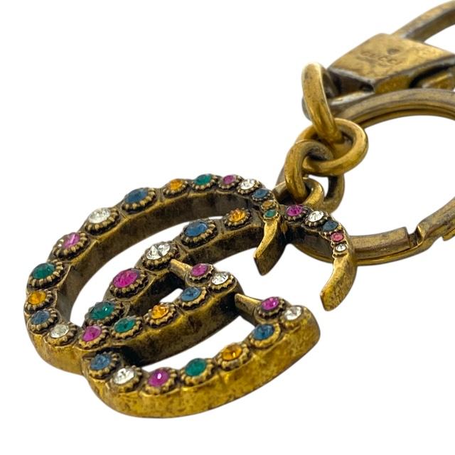 GUCCI（グッチ） 476429 GGマーモント ダブルG キーリング