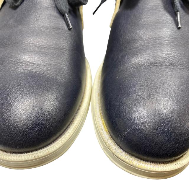 JIMMY CHOO ジミーチュウ チャッカブーツ 靴 シューズ レザー ネイビー 