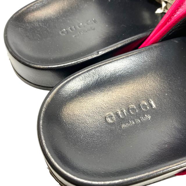 GUCCI グッチ 499015 シューズ サンダル ローファー 靴 ゴールドホース 