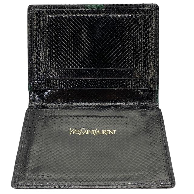 SAINT LAURENT ブラック 二つ折り財布&カードケース Amazon | [サンローラン] 財布 二つ折り ミニ財布 モノグラム