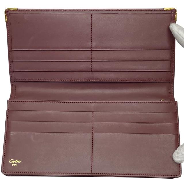 Cartier カルティエ マストライン 財布 長財布 ロングウォレット 二 