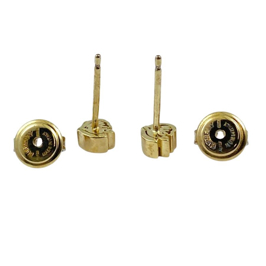 BURBERRY ピアス ゴールドカラー　キャッチ付き BURBERRY（バーバリー） ピアス アクセサリー 8075189 Ag925 ゴールド