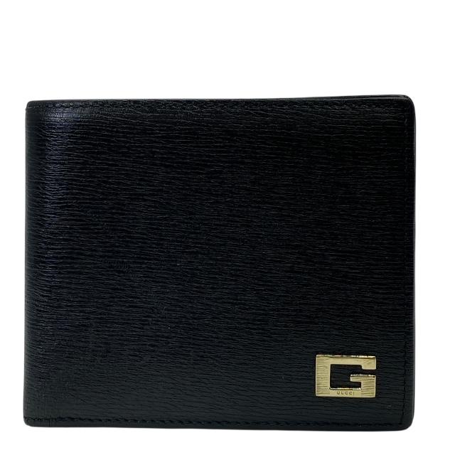 【美品】Gucci 二つ折り財布 黒 レザー 楽天市場】グッチ 財布 レディース ダブルG カードケース 二