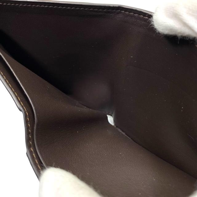 ⭐️ 美品 ベルルッティ カリグラフィー コンパクトウォレット 折り財布 ブラウン Berluti ベルルッティ カリグラフィ 財布 二つ折り財布 折り財布