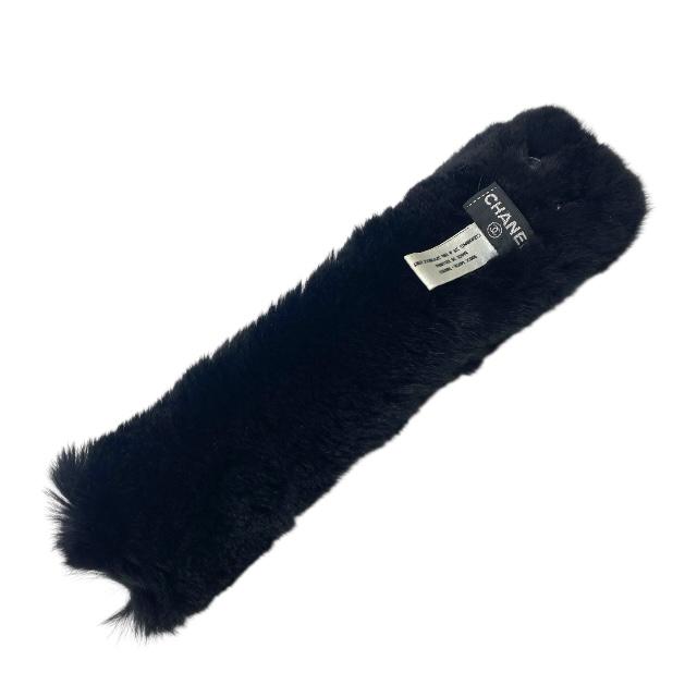 CHANEL シャネル ラパン ファー ブレスレット バングル リストバンド