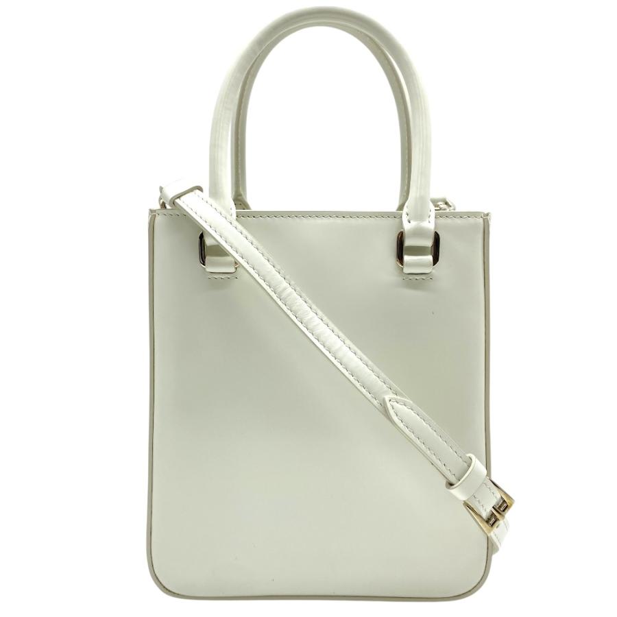 PRADA（プラダ） 美品 Small Brushed Leather Tote Bag スモール
