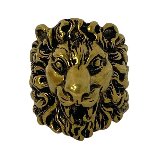 グッチ GUCCI 398601 ゴールドメッキ ライオンヘッド リング 指輪 GUCCI 【新品】GUCCI グッチ 398601 リング 指輪 アクセサリー