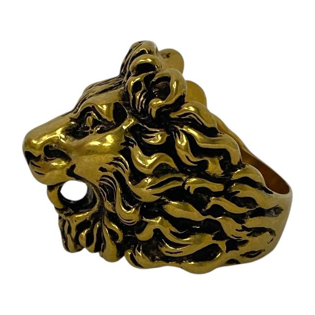 グッチ GUCCI 398601 ゴールドメッキ ライオンヘッド リング 指輪 GUCCI 【新品】GUCCI グッチ 398601 リング 指輪 アクセサリー