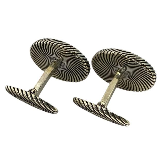 美品 GUCCI OLD オールド グッチ カフリンクス カフスボタン GUCCI - グッチ カフリンクス インターロッキング カフスボタン