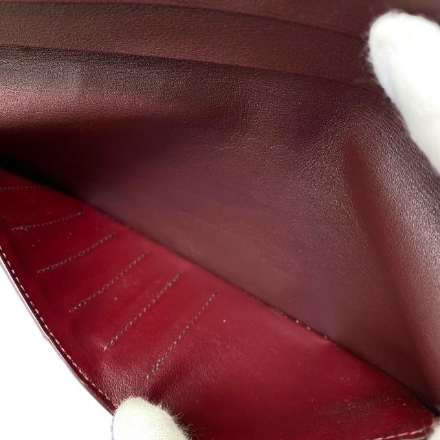 Cartier カルティエ 二つ折り財布 長財布 マストライン ボルドー Cartier カルティエ マストライン 長札入れ 長財布 レザー