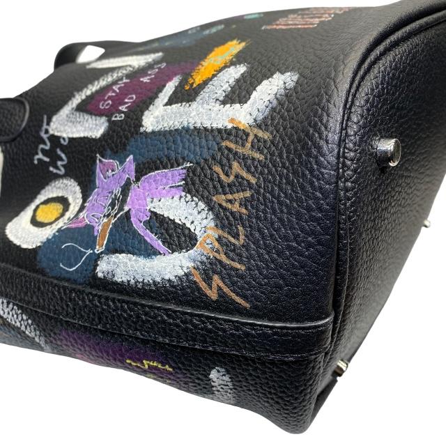 Guernika ゲルニカ ハンドバッグ キューブバック 手持ち鞄 総柄