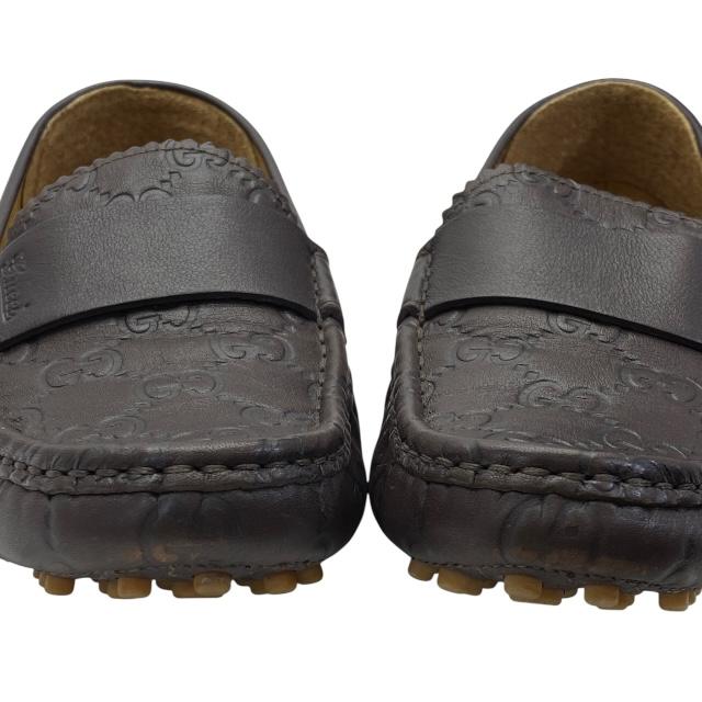 ◆美品◆ GUCCI ローファー 靴 GG柄 シマ レザー GUCCI グッチ 310338 グッチシマ ローファー シューズ