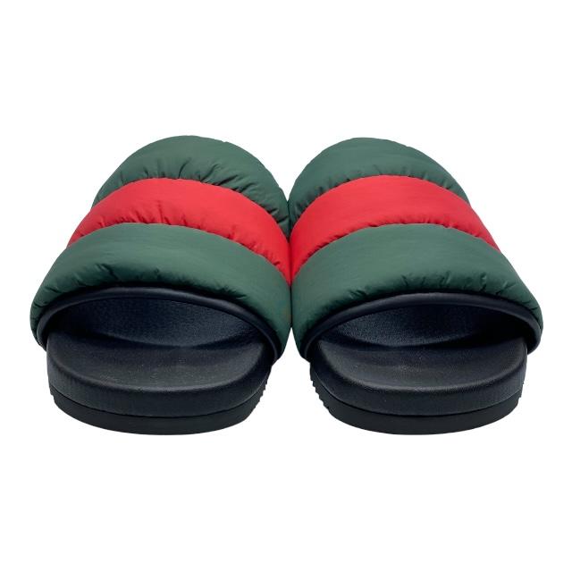 未使用】GUCCI グッチ 700320 スライドサンダル スリッパ オープントゥ 