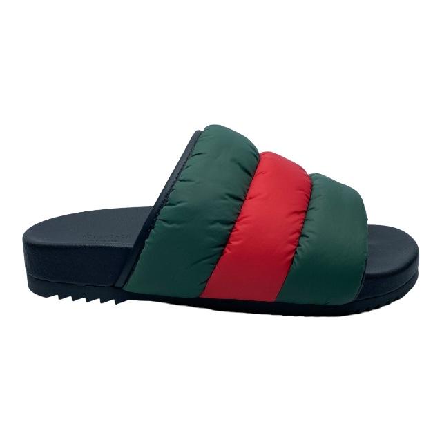 未使用】GUCCI グッチ 700320 スライドサンダル スリッパ オープントゥ 