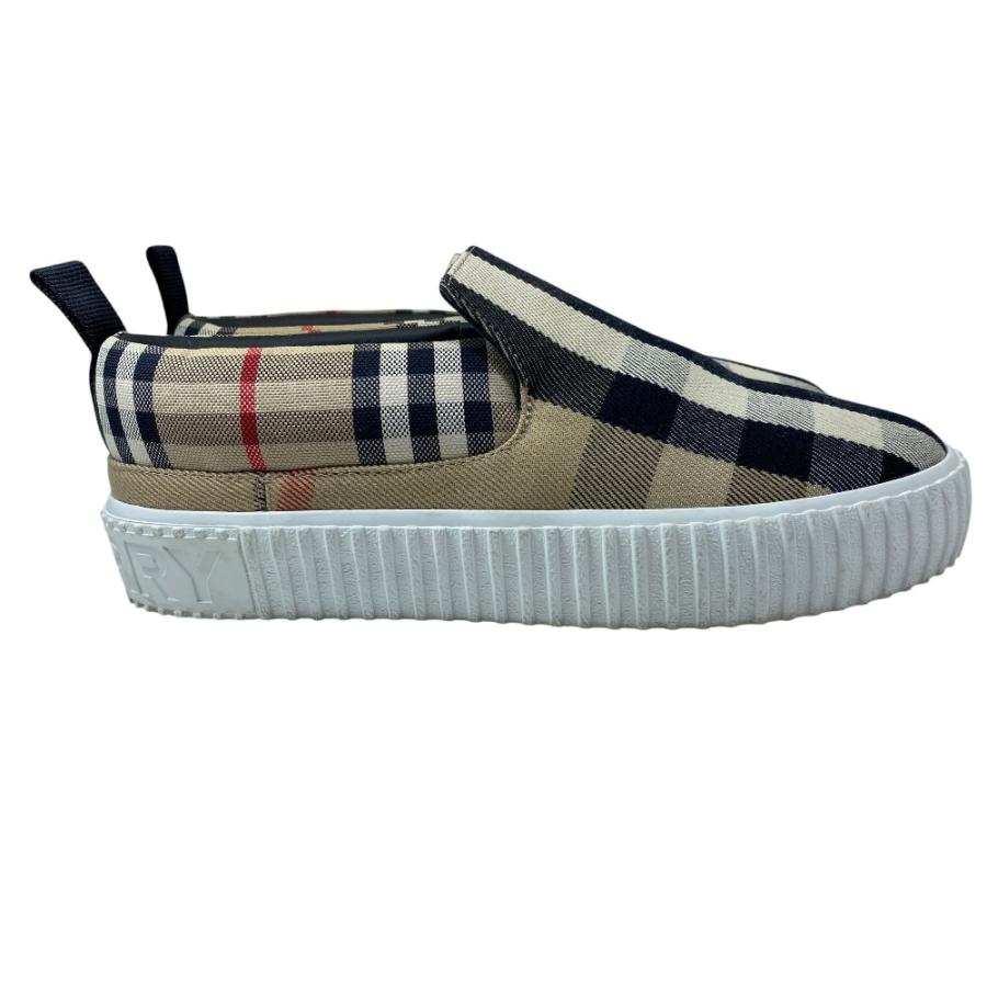 BURBERRY（バーバリー） ノバチェック スリッポン スニーカー キッズ