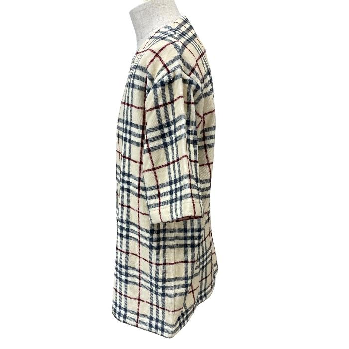 BURBERRY（バーバリー） 未使用 ノバチェック パイル地 Tシャツ プル