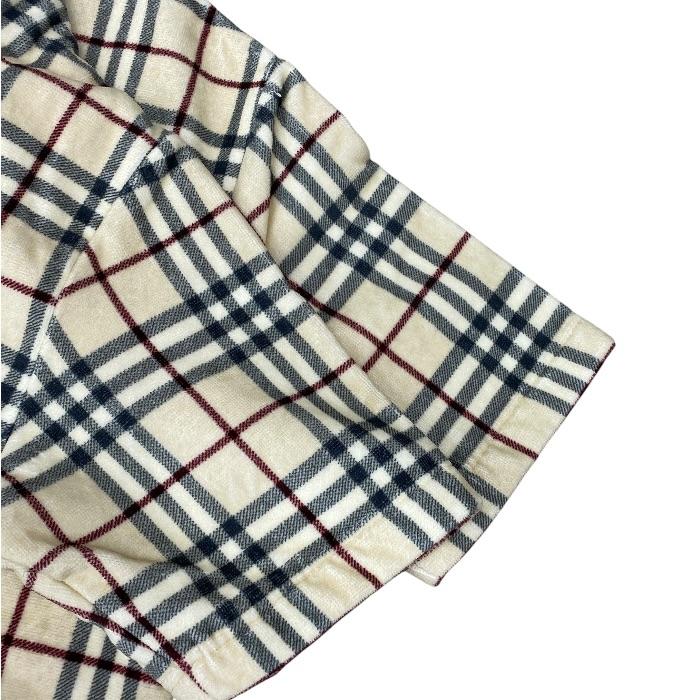 BURBERRY（バーバリー） 未使用 ノバチェック パイル地 Tシャツ プル