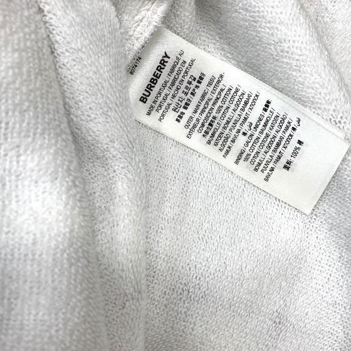 BURBERRY（バーバリー） 未使用 ノバチェック パイル地 Tシャツ プル