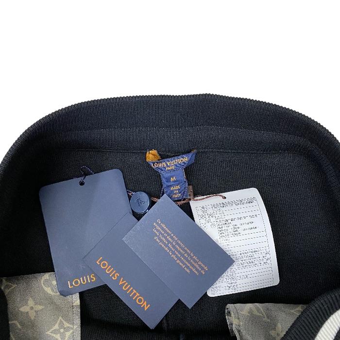 未使用 LOUIS VUITTON ルイヴィトン モノグラム ドローストリング パンツ LVロゴ RW202W シルク ウール コットン ブラック (サイズM)の画像