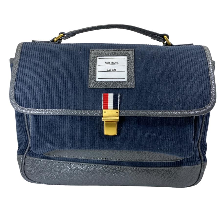 Thom Browne ネイビー リュック・バックパック THOM BROWNE（トム ブラウン） スクール バックパック リュックサック