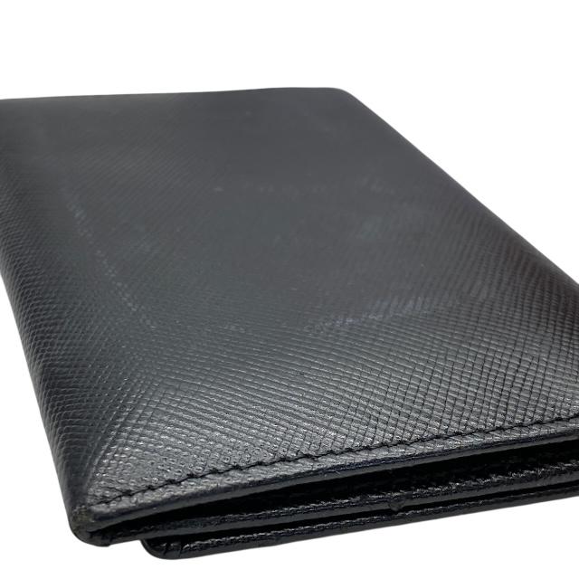 【美品】PRADA プラダ　サフィアーノ　二つ折り名刺入れ　カードケース プラダ / 名刺入れ / カードケース / サフィアーノ / レザー