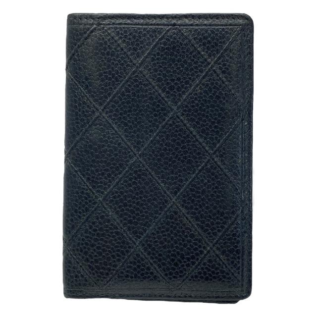 CHANEL（シャネル） ダブルステッチ ピコローレ マトラッセ キャビア