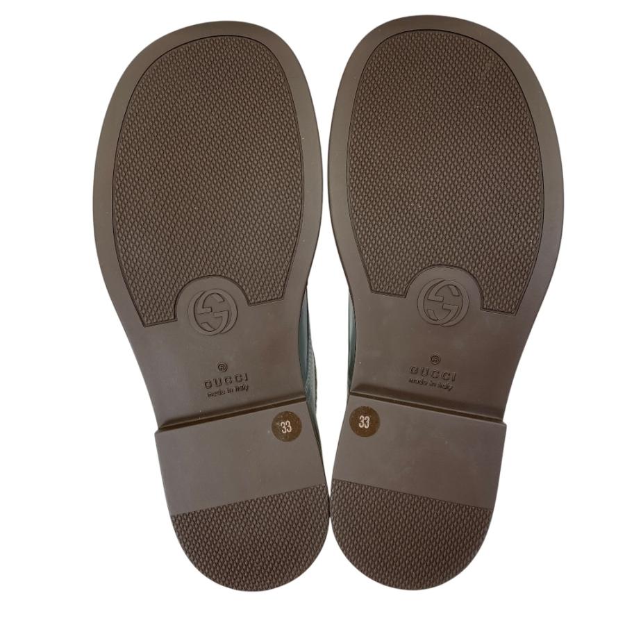 GUCCI（グッチ） 未使用 キッズ インターロッキングG ローファー 