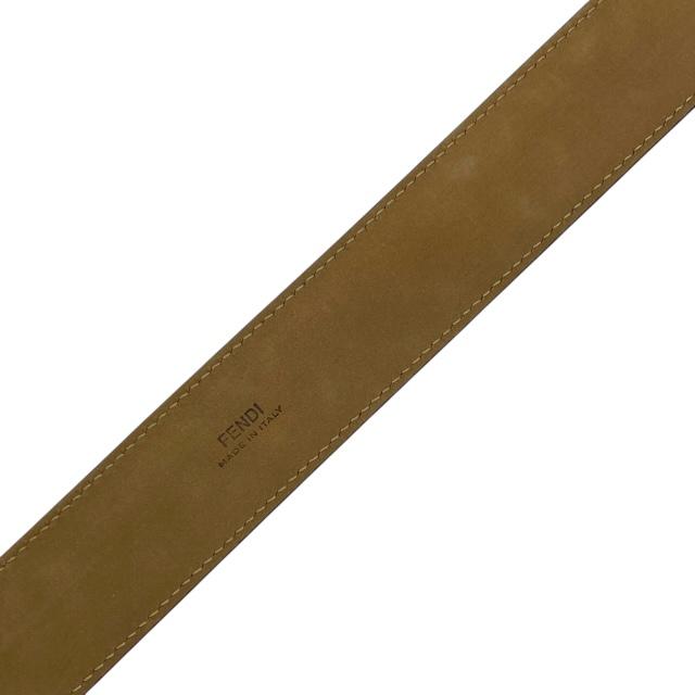 FENDI（フェンディ） 【未使用】FENDI ズッカ柄 FF ロゴベルト レザー