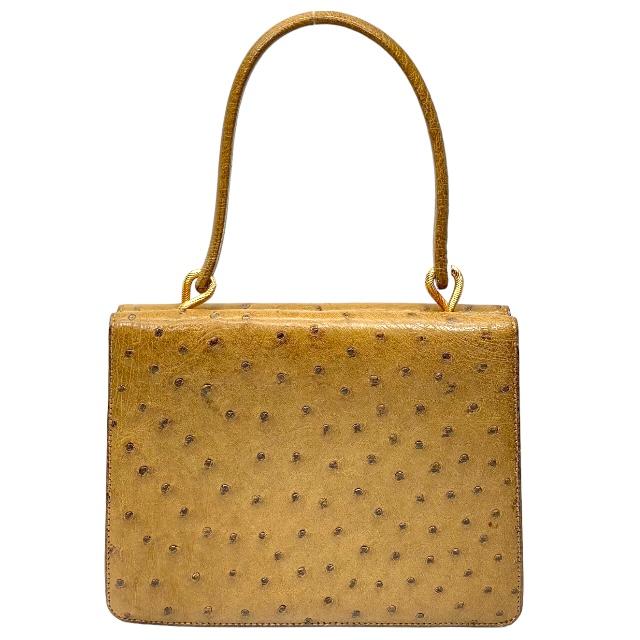 未使用級】MORABITO カーフレザー ベージュ ゴールド金具 ハンドバッグ