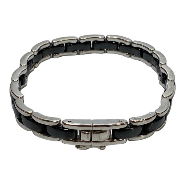 CHANEL シャネル OLD メタル レザー ブレスレット シルバー バングル ビンテージ】CHANEL シルバー バングル ブレスレット シャネル