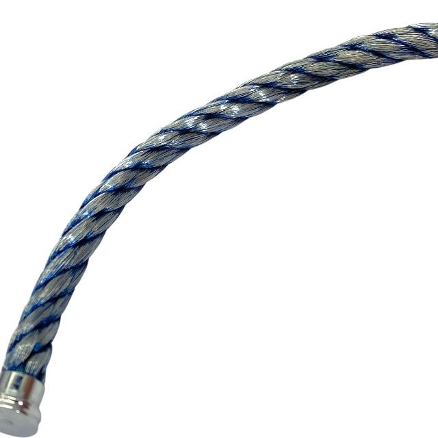 美品 FRED フレッド フォース10 LMケーブル 水色　アクセ 17サイズ Fred（フレッド） フォース10 LM ラージモデル ケーブル 替えベルト