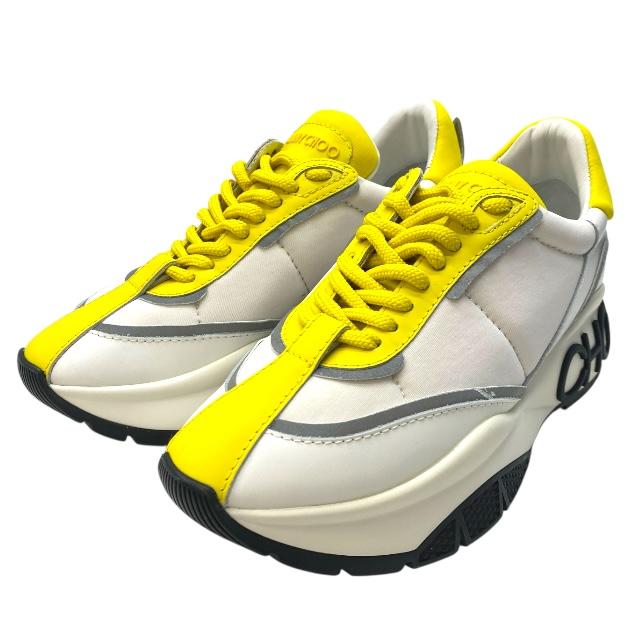 JIMMY CHOO（ジミーチュウ） RAINE 厚底 ローカット スニーカー レース