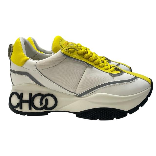 JIMMY CHOO（ジミーチュウ） RAINE 厚底 ローカット スニーカー レース