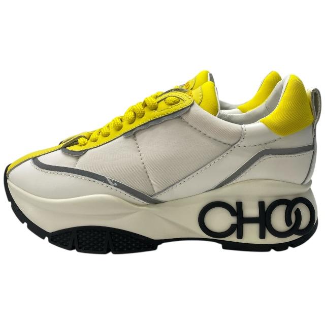 JIMMY CHOO（ジミーチュウ） RAINE 厚底 ローカット スニーカー レース