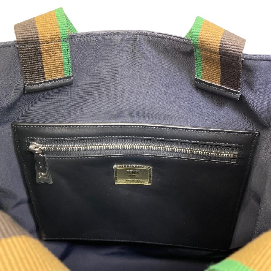 FENDI（フェンディ） ペカン トートバッグ バッグ ストライプ FF ロゴ 