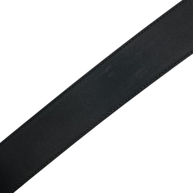 GUCCI グッチ　ベルト　GG インターロッキング　ブラック　金具 GUCCI グッチ ベルト GGレザー グッチシマ インターロッキングG