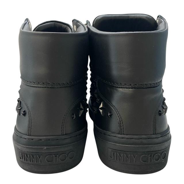 ジミーチュウ　ブラック スタースタッズ ブーツ アグ×ジミーチュウUGG×JIMMY CHOO スタースタッズフリンジムートン
