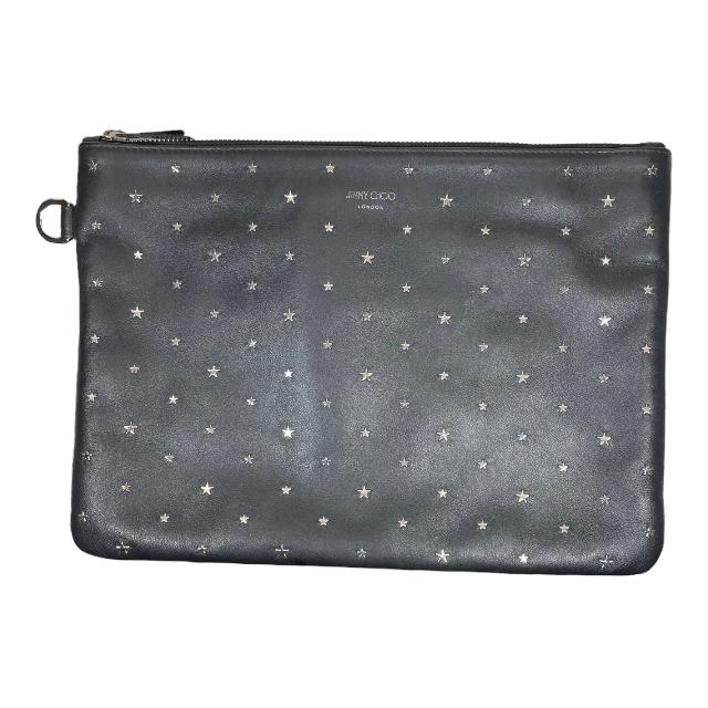 良品】JIMMY CHOO ジミーチュウ DEREK デレク クラッチバッグ セカンド 