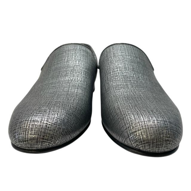 新品】JIMMY CHOO モッカ ローファー 42 シルバー JIMMY CHOO スタッズ