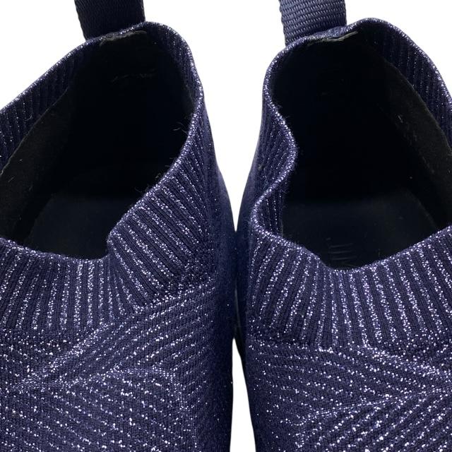 JIMMY CHOO ジミーチュウ ソックススニーカー 紺 ネイビー 41 JIMMY CHOO（ジミーチュウ） 【美品】ジミーチュウ ソックススニーカー