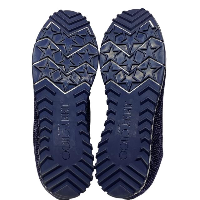JIMMY CHOO レディース　星柄 ブラックソックス JIMMY CHOO（ジミーチュウ） 【美品】ジミーチュウ ソックススニーカー