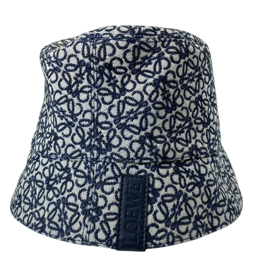 メンズ LOEWE リバーシブルモノグラムバケットハット 60