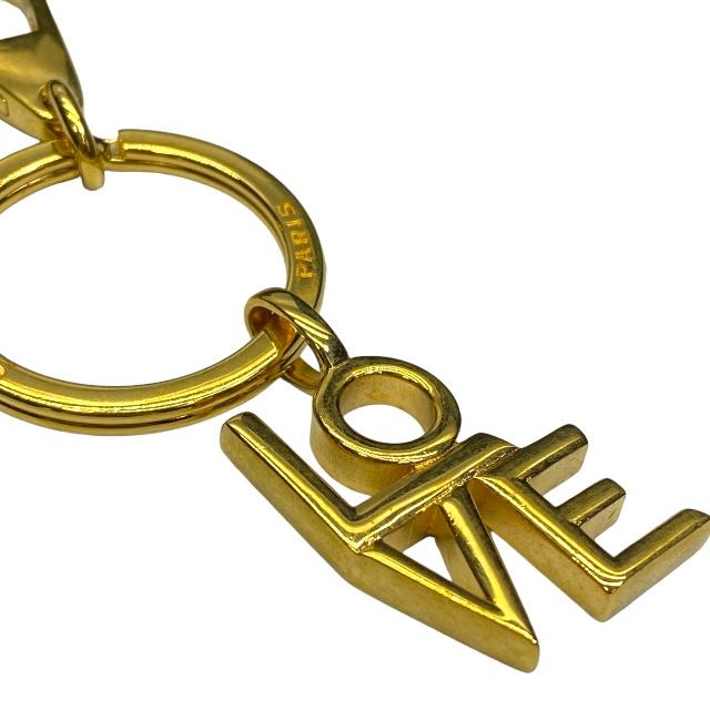 SAINT LAURENT 【未使用】SAINT サンローラン LOVE キーホルダー